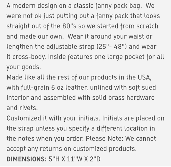 Go Forth Goods Black Top Zip Fanny - Picture 5 of 5